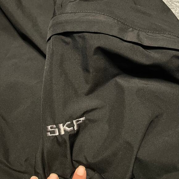 Zero Restriction Jacket Mens Large Goretex Black Full Zip Removable Sleeves Coat - Picture 4 of 9